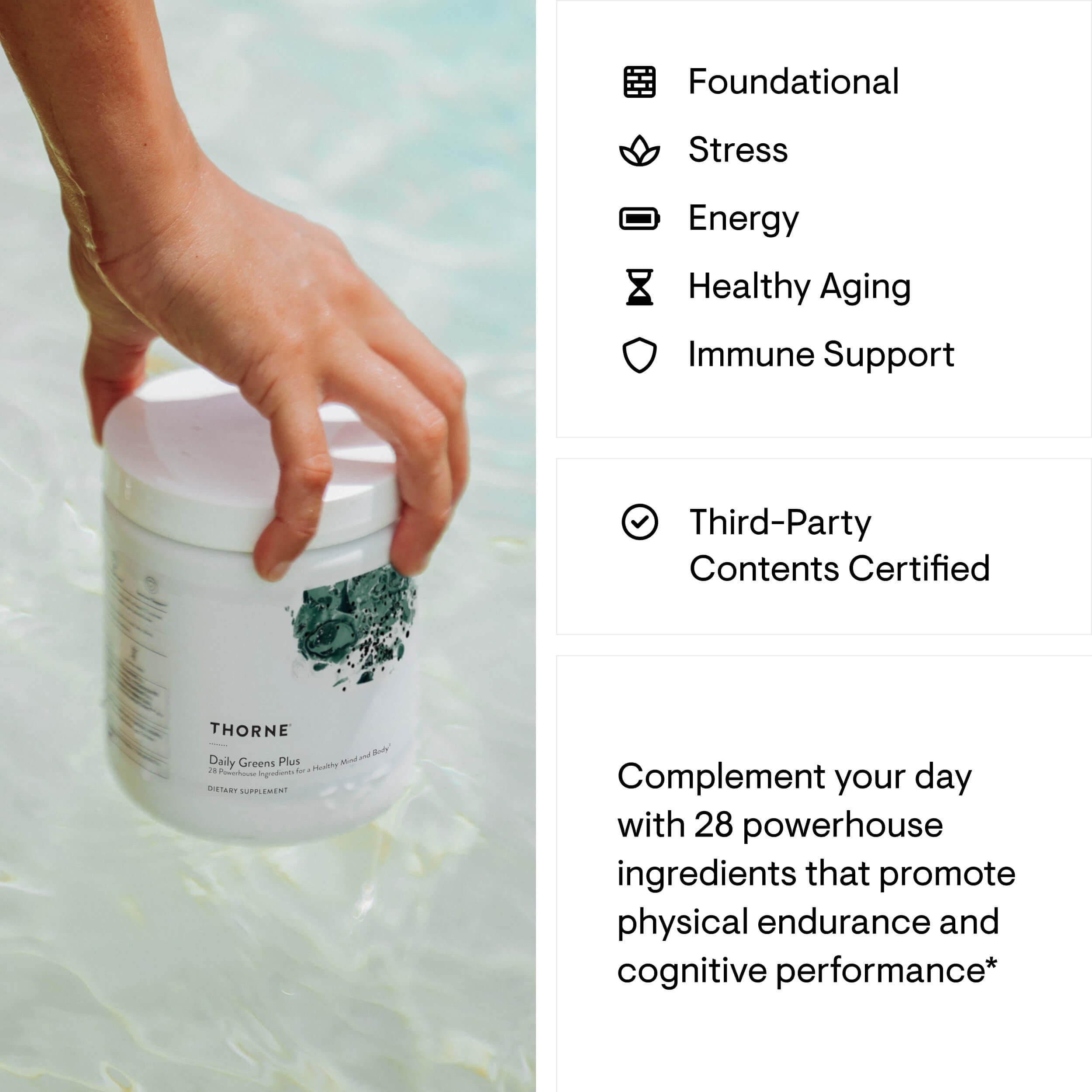 Thorne, Daily Greens Plus