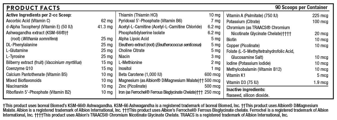 Canine Geriatric Basics Powder